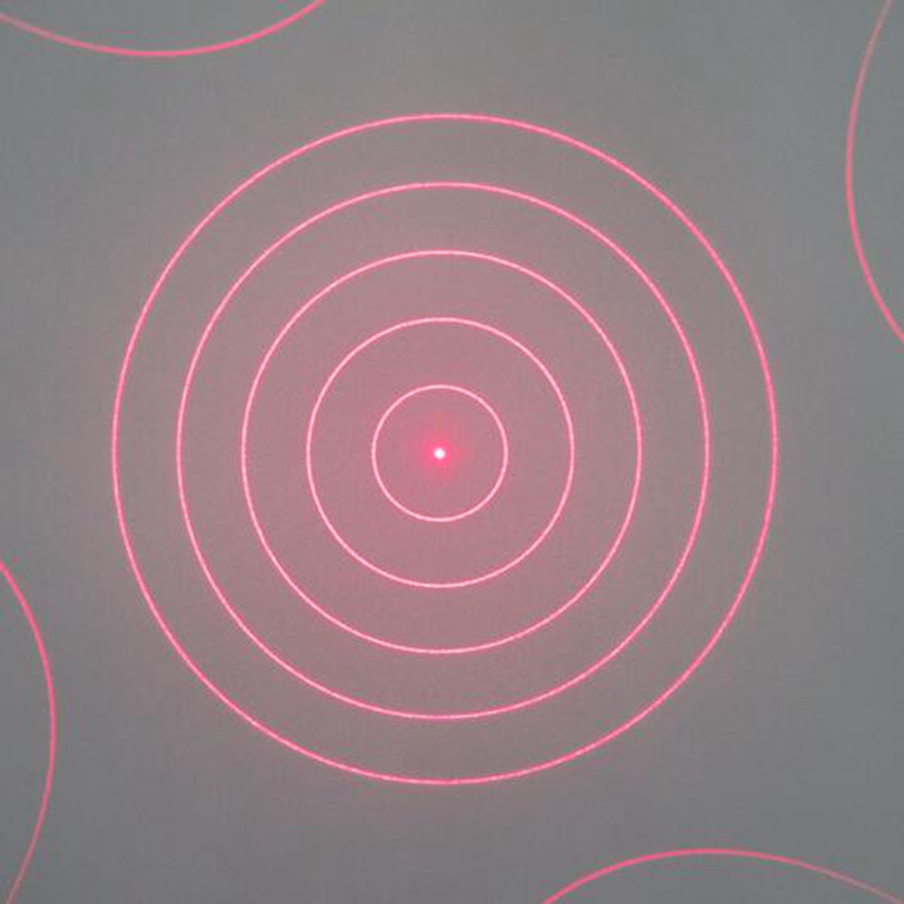 5 concentric circles red green blue laser module adjustable laser line width