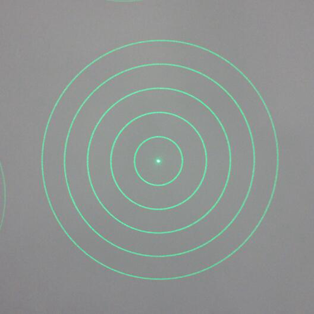 5 concentric circles red green blue laser module adjustable laser line width