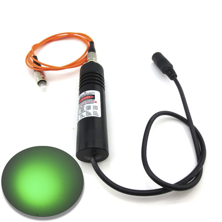 (image for) 532nm Fiber Coupled Laser Green Laser Radiant Multi Mode FC Green Dot