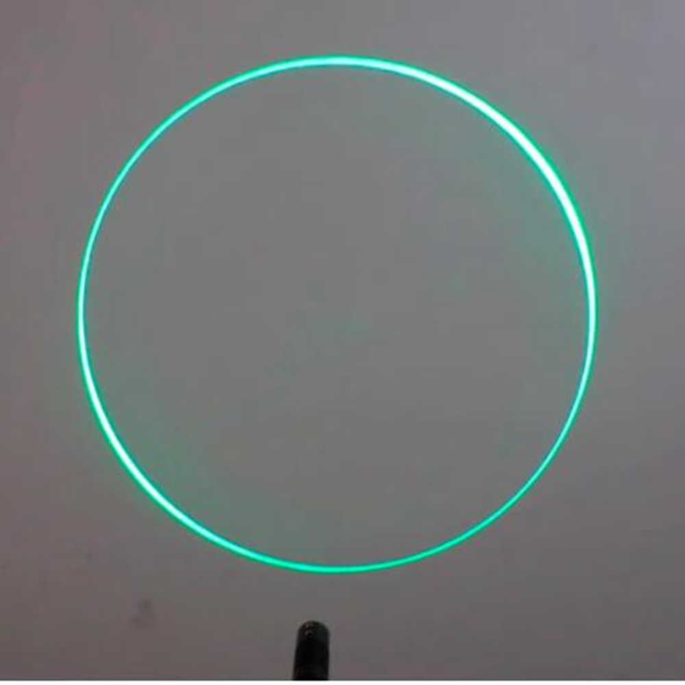 Red green and blue positioning light 53°large circle laser  hollow circle laser light laser module to draw a circle